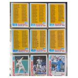 1982 Topps Baseball Complete Card Set