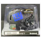 Daniel Jones Signed Riddell Eclipse Mini-Helmet