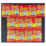 13pc Sealed 1982 Donruss Baseball Wax Packs