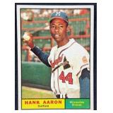 1961 Topps #415 Hank Aaron Baseball Card