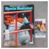 Billy Martin Signed S.I. Magazine w/JSA COA