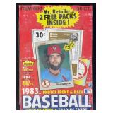 1983 Fleer Baseball Wax Pack Box