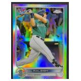 2022 Topps Chrome #149 Cal Raleigh Refractor RC