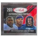 2011 Sage Autographed Football Factory Sealed
