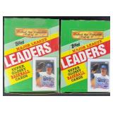 1989 Topps Leaders Wax Pack Boxes