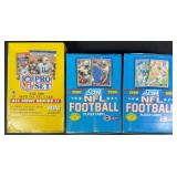 1990 Pro Set & Score Football Pack Boxes