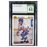 CSG 9.5 1991-92 UD #21 Teemu Selanne Rookie Card