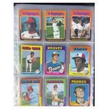 519pc 1975 Topps Minis Baseball Card Partial Set