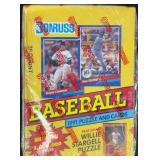 Sealed 1991 Donruss Baseball Pack Box