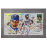 Rod Carew Signed Wild Horse Cachet