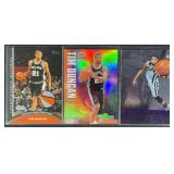 3pc Tim Duncan Relic, Refractor & Serial # Cards
