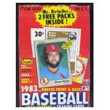 1983 Fleer Baseball Wax Pack Box