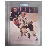 PSA Bobby Hull/Bob Nevin Signed Magazine Photo