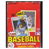 1982 Fleer Baseball Wax Pack Box