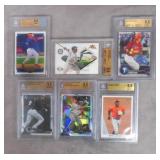 6pc 1999-2020 Beckett Graded Baseball Cards Lot