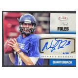 2012 Sage #A15 Nick Foles Auto Rookie Card