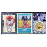 3pc Ken Griffey Jr. Relic Cards w/ Jersey Cards