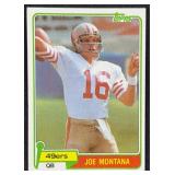 1981 Topps #216 Joe Montana Rookie Card