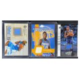 3pc Carmelo Anthony Memorabilia Relic Cards