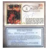 1987 Michael Jordan Signed Gateway Cachet