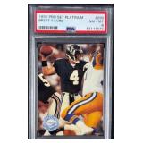 PSA 8 1991 Pro Set Platinum #290 Brett Farve RC