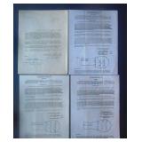 4pc Baseball Players Signed Contracts Lot