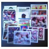 34pc Ricky Jordan Signed Photographs Lot