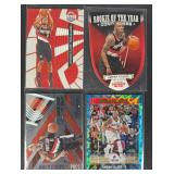 4pc Damian Lillard Basketball Cards w/ Explosion