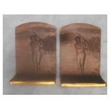 Antique Bronze Bobby Jones Golfer Bookends