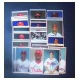 50pc Phillies ALS Program Signed Photographs Lot