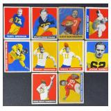 10pc 1948 Leaf Football Cards