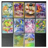 10pc Pokemon Illustration & Art Rares