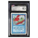 CGC 8.5 1993 MTG Unlimited Blue Elemental Blast