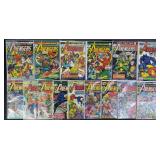 15pc Avengers #131-149 Marvel Comic Books