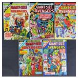 Giant-Size Avengers #1-5 Marvel Comic Books