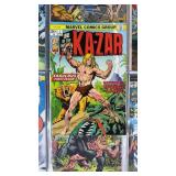 7pc Ka-Zar #1-11 1972 Marvel Comic Books