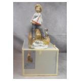 Lladro #5166 Boy With Boat Figure w/Box