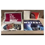5pc Vtg Horror & Cult Movie Posters One Sheets