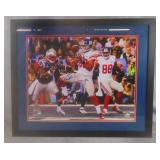 Framed Victor Cruz N.Y. Giants Signed Photograph