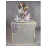 Lladro #6632 A Birthday Kiss Figure w/Box