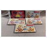 5pc 1970s-1980s Mad Magazine Games w/Sealed