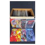 Short Box Of Comic Books w/ Marvel