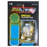 1984 Star Wars POTF R2-D2 Card Back Only