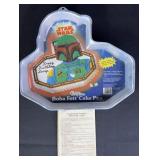 1983 Wilton Star Wars Boba Fett Cake Pan w/ Manual