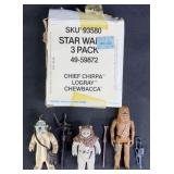 1983 Star Wars ROTJ Action Figure 3 Pack