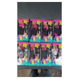 8pc NIP Roseart Xuxa Glitter Magic Dolls