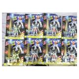 8pc Transformable Robot Warrior Figures Lot