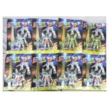 8pc Transformable Robot Warrior Figures Lot