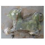 Cast Aluminum Skunk Playground Spring Rider
