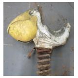 Cast Aluminum Pelican Playground Spring Rider